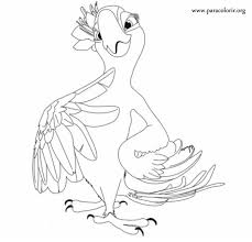 Rio The Movie Jewel Rio The Movie Coloring Page Bird Coloring Pages Kids Printable Coloring Pages Coloring Pages