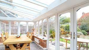 A conservatory is a building or room having glass or tarpaulin roofing and walls used as a greenhouse or a sunroom. Conservatory Classic Modern Conservatories Everest