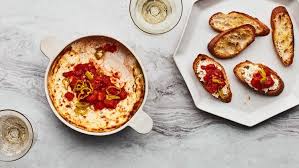 Spicy Baked Ricotta And Pepper Dip Recipe Recipe Stuffed Peppers Baked Ricotta Ricotta Cheese Recipes