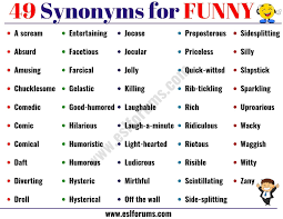 Synonyms for most fun include funnest, pleasantest, happiest, joyfullest, best, grooviest, coolest, finest, greatest and heavenliest. Funny Synonym 49 Synonyms For Funny Esl Forums English Vocabulary Words Essay Writing Skills Writing Words