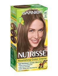Nutrisse Nourishing Color Creme Light Ash Brown 61 Garnier Light Ash Brown Light Ash Brown Hair Light Ash Brown Hair Color