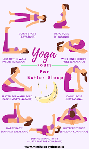 The Best Yoga Poses For Better Sleep Yoga Poses For Sleep Sleep Yoga Cool Yoga Poses