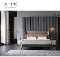 High Quality Modern Style King Size Leather Bed for Bedroom