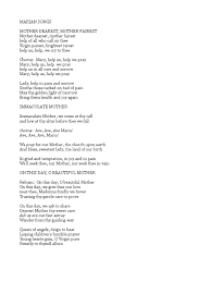 Isulat ang mga bahin nga wala malista. Marian Songs Mary Mother Of Jesus Metaphysics Of Religion