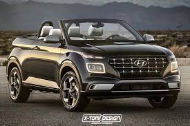 Venue has 8 petrol, 5 diesel cars. Hyundai Venue Rendered As A Convertible Suv
