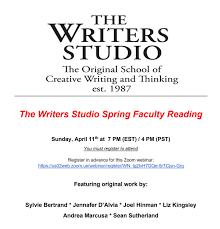The basic idea is that first and foremost, writers need to pay attention to the voice or narrator they create. The Writers Studio Hudson Valley Home Facebook