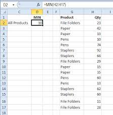 Maybe you would like to learn more about one of these? Excel Min And Max Function Examples And Video