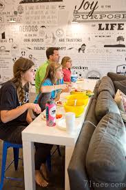 Check spelling or type a new query. Counter Height Table Behind Couch So Smart Table Behind Couch Behind Couch Diy Sofa Table