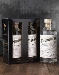 Cf Napa Brand Design Fieldnotes Vodka Gin 2 Pack Vodka Gin 2 Pack Logo Packaging And Shipper Spirits Packaging Design Branding Design Vodka Packaging