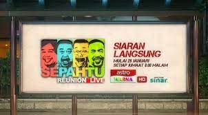 Please share with your family and friends! Tonton Online Sepahtu Reunion Live 2019 Full Online Sembang Drama