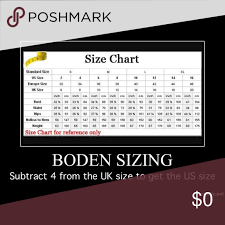 boden clothing sizing if both the us and u k sizes arent