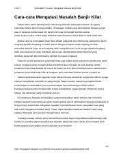 Demikian artikel tentang cara mengatasi masalah tidak bisa pindah cell dan melakukan seleksi dengan arrow key pada microsoft excel. Download Ebook Cara Cara Mengatasi Masalah Banjir Kilat Doc