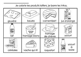 Environnement Chercher L Intrus La Laitiere Dessin Aliment Produits Laitiers