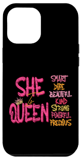 Amazon.com: She Is Queen Smart Dope Beautiful Case for iPhone 12 Pro Max :  Cell Phones & Accessories