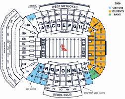 2016 seating chart football ticket ole miss rebels ole miss