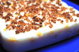 This Famous Maja Blanca Recipe Is Made From Coconut Milk And Corn Starch Pinoyrecipe Net Provides You This Maja Blanca Re Maja Blanca Dessert Recipes Desserts