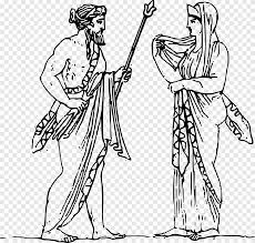 Hera Zeus Dios Deidad Diosa Mitologia Griega Grecia Amor Blanco Png Pngegg