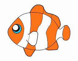 Pez Payaso Para Colorear