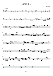 Canon And Gigue In D Major Piano Sheet Music Canon In D Pachelbel Viola Sheet Music Viola Music Cello Sheet Music