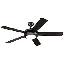 Westinghouse 7801720 Comet Two Light 52 Inch Reversible Five Blade Indoor Ceiling Fan White With Frosted Glass Black Ceiling Fan Ceiling Fan Best Ceiling Fans