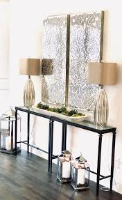 Entry Table Long Console Entry Console Table Table Lanterns