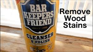 Oxalic acid (clover acid, clover salt) is an agent that not only removes rust but can also be used for bleaching. Remove Water Stains From Wood With Bar Keepers Friend Oxalic Acid Youtube