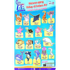 Kamu yang menyukai dunia satwa pasti bakal menyukainya. Poster Belajar Dgn Aplikasi 3d Haiwan Yang Hidup Di Dalam Air Augmented Reality Ar Pelangi Ready Stock I 20 Shopee Malaysia