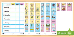 Free Chore Chart For Home Chore Chart For Home Chore