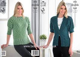 We did not find results for: 3932 King Cole Moods Dk 3 4 Sleeve Sweater Short Sleeved Cardigan Knitting Pattern To Fit Chest 32 To 44