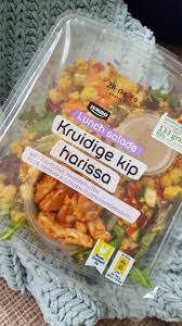 De goedkoopste producten van ah online bestellen is kinderspel. Kant Klaar 18 Kip Harissa Salade Van Jumbo Gewoon Wat Een Studentje S Avonds Eet