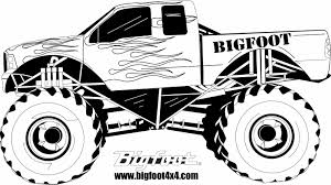 Monster Truck Monster Truck Coloring Pages Truck Coloring Pages Monster Truck Drawing