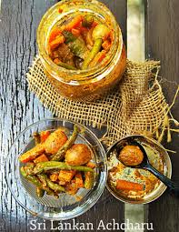 A Toungue Tickling Sri Lankan Achcharu Pickle Indian Food Recipes Recipes Sri Lankan Recipes