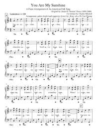 I've been dreaming, friendly faces / i've got so much time to kill / just imagine people laughing / i know some day we will / and even if it's far away / get me. You Are My Sunshine In Lieu Of My Grandma Lombardo Piano Sheet Music Piano Sheet Music Free Hymn Sheet Music