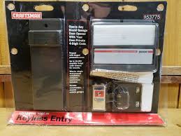 Most also include a handheld radio remote control carried by the owner. Sears Craftsman Universal Wire In Keyless Entry Garage Door Opener 953775 Craftsm Craftsman Garage Door Opener Garage Door Opener Keypad Craftsman Garage Door