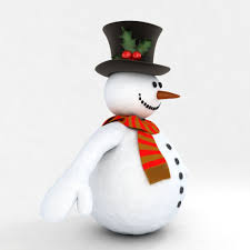 Pin By Studiocgsd On 3d Objects Snowman Scarf Snowman 3d Model