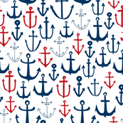 Nautical Fabric Wallpaper Home Decor Spoonflower