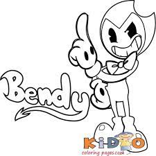 Bendy (bendy and the ink machine). Bendy And The Ink Machine Coloring Pages Coloring Home