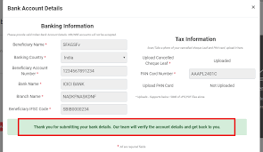 Adding or changing a vat registration number. How To Add Change Bank Account Details For Author Earnings Notion Press