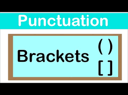 Square brackets … are most often used to include additional information from an outside source (someone other than the original author). Parentheses Square Brackets English Grammar How To Use Punctuation Correctly Youtube