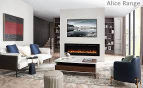 Quick decisions are never a good idea. Amazon Com Puraflame Alice 40 Inches Recessed Electric Fireplace Flush Mounted For 2 X 6 Stud Log Set Crystal 1500w Heater Black Kitchen Dining