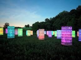 Modern Light Installation By Bruce Munro The Light As An Art Object Light Installation Lights Artist Installation Art