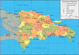 This map of the dominican republic features links to the cities on the island, including santo domingo. Dominican Republic Apufram International