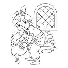 Paint lord krishna is the best colouring book game to drawing painting for all the ages who loves to paint. 10 Wonderful Lord Krishna Coloring Pages For Toddlers
