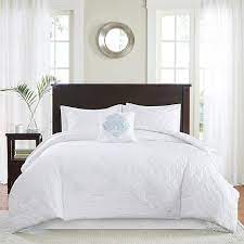 The california king is 4 inches longer, but 4 inches narrower than as mentioned before, a king is bigger than a california king, so you have more space. Madison Park Quebec 5 Piece White Comforter Set California King 8177509 Hsn
