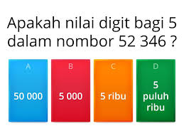 Bundar nombor add to my workbooks (6) download file pdf embed in my website or blog add to google classroom Nilai Tempat Dan Nilai Digit Kviz