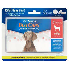 Capaction Fast Acting Flea Treatment For Large Dogs 6 Tablets Walmart Com Fleas Flea Treatment Medication For Dogs