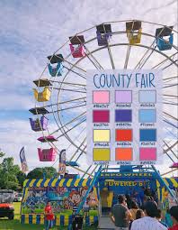 County Fair Pantone Color Palette Pantone Colour Palettes Color Palette Bright Pantone Color