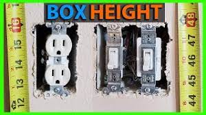 Any electrical switches, outlets or controls also need to be at least 350mm away from room corners. Height Of Outlet Switch Boxes Receptacle Location Tips Youtube