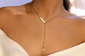 Gold Bar Necklace Gold Chain Necklace Dangle Necklace Gold Etsy In 2020 Gold Bar Necklace Gold Chain Necklace Bar Necklace