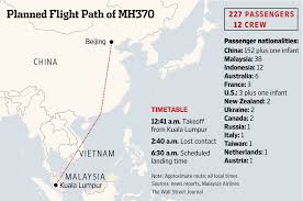 Malaysian authorities on monday filed criminal charges against goldman sachs group inc. Malaysia Airlines Jet Goes Missing With 239 On Board Wsj